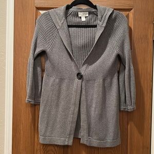 Ann Taylor LOFT Hooded Cardigan NWOT